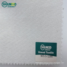 High Quality Polyester Tie Interlining Single Side Brushed Woven Fabric for Men Neck Tie Clothing